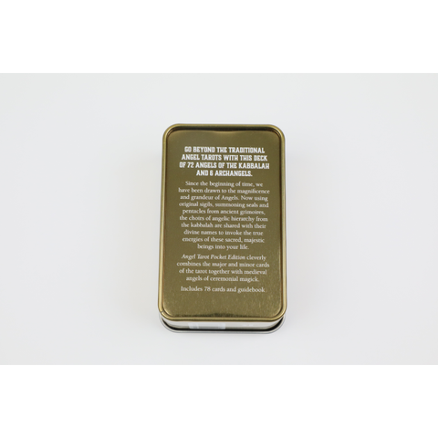 Angel Tarot Pocket Tin Deck by Rockpool – 78 Cards Kabbalah Divination