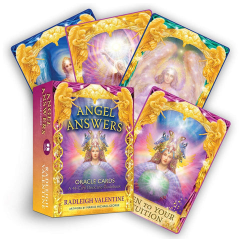 Angel Answers Oracle Cards Deck And Guidebook Radleigh Valentine