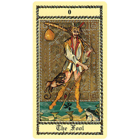Medieval Scapini Tarot Deck by Luigi Scapini 78 Cards Gold US Games