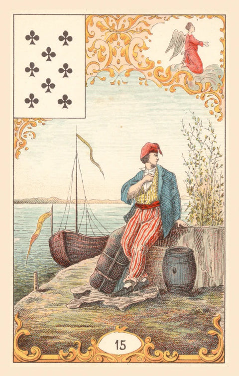 The Little Oracle Cards Deck Lenormand Sibyls Miniature Pocket Lo Scarabeo NEW