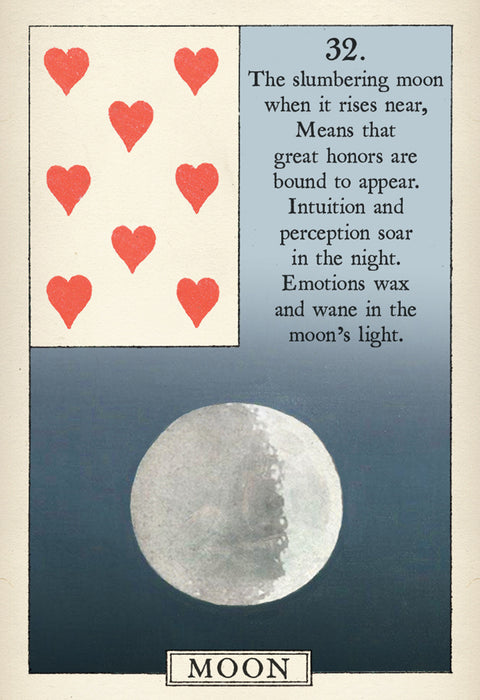 Blue Bird Lenormand Oracle Cards 38-Card Deck US Games Systems