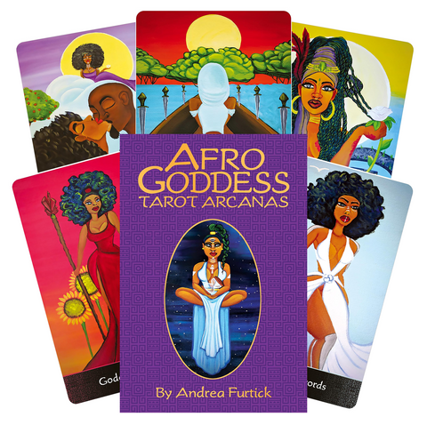 Afro Goddess Tarot Arcanas Cards Deck & Guidebook US Games Systems