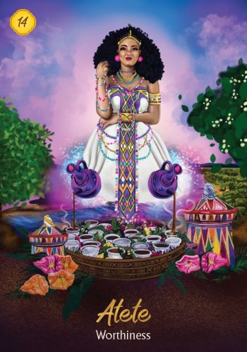 African Goddess Rising Oracle Cards Deck & Guidebook Abiola Abrams