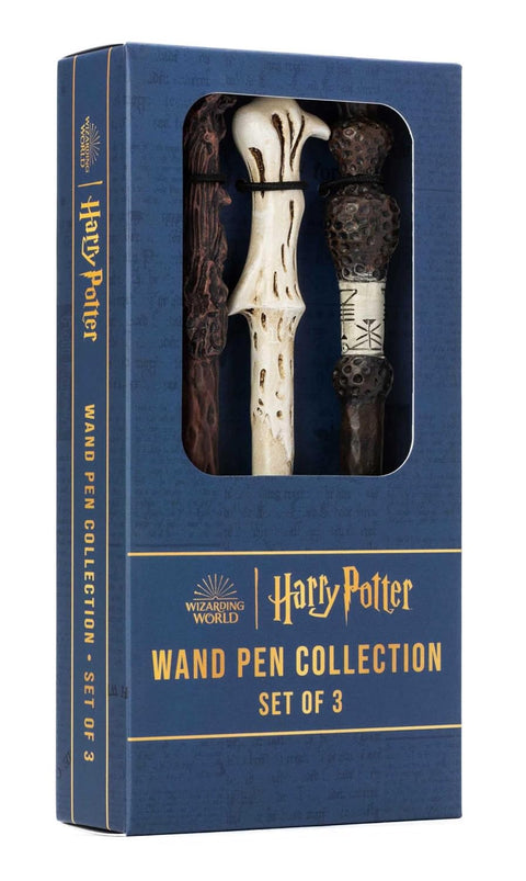 Harry Potter Wand Pen Set of 3 Elder Voldemort Harry by Insight Editions