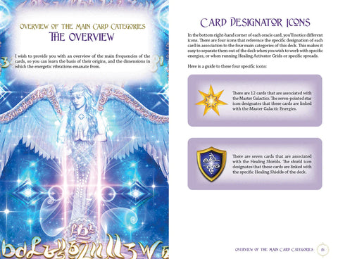 Celestial Frequencies Oracle Cards & Healing Activators Schiffer Publishing NEW