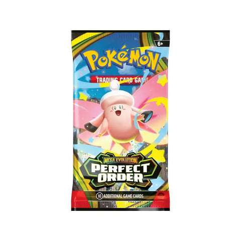 Pokemon TCG Mega Evolution Perfect Order Booster Pack 10 Cards EN