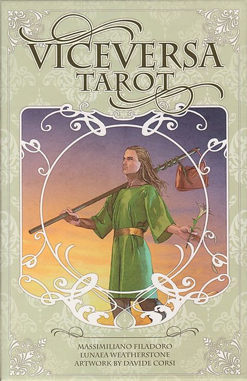 Vice Versa Tarot Kit Cards Deck Book Wheatherstone Corsi Lo Scarabeo Kit35