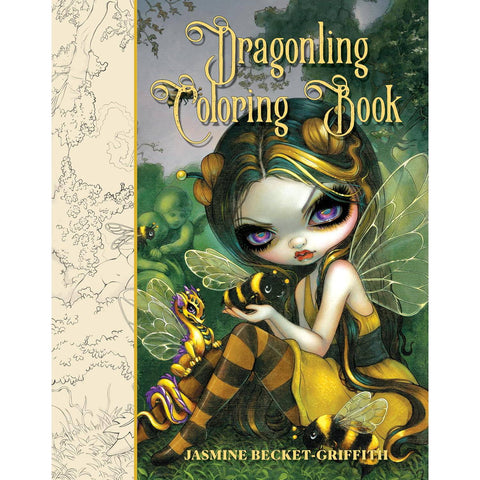 Dragonling Coloring Book Blue Angel