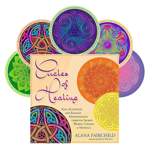 Circles of Healing Affirmation Cards Deck by Blue Angel 44-Card Oracle