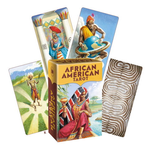 African American Mini Tarot Deck 78 Cards with Guidebook by Lo Scarabeo