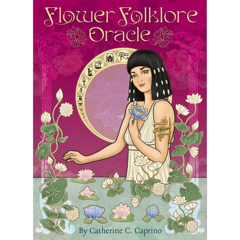 Flower Folklore Oracle Cards Deck & Guidebook 44 Cards by U.S. Games