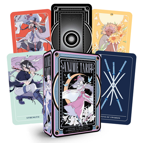 Anime Tarot Deck 78 Cards & Guidebook Simon Element Natasha Yglesias