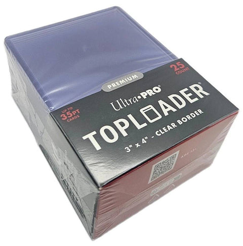 Clear Premium Toploaders (35PT) 3" x 4", 25 pcs. Ultra Pro