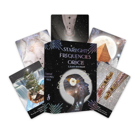Starlight Frequencies Oracle Cards Deck Black Sacred Scribe Publishing Ssp003