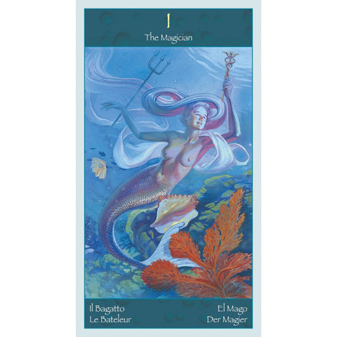Tarot of Mermaids 78-Card Deck by Lo Scarabeo with Guidebook New