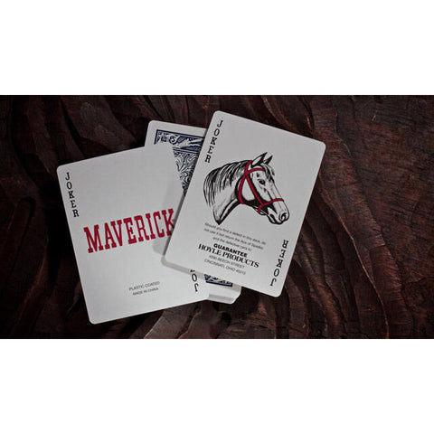 Maverick Blue Quality Playing Cards Deck Poker Standard Index Magic Tricks