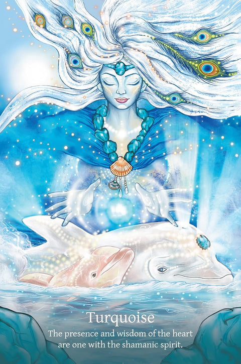 Shamanic Crystals Oracle Cards 45-Card Deck & Guidebook by Blue Angel