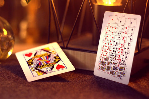 Bicycle Rider Back 4-Index Playing Cards Deck Blue Poker Magic Tricks