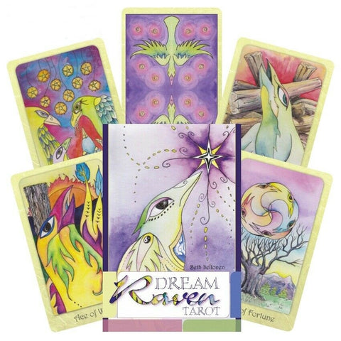 Dream Raven Tarot Cards Deck Book Set Beth Seilonen Schiffer Publishing Sp087