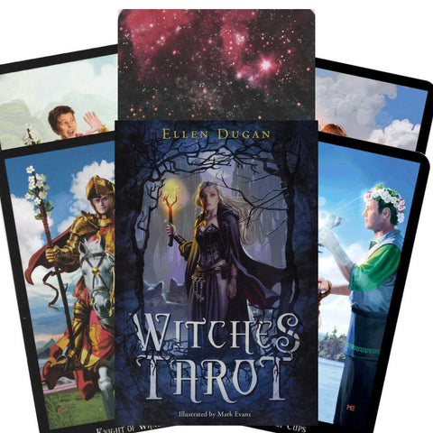 Witches Tarot Cards Deck Esoteric Telling Ellen Dugan Llewellyn NEW