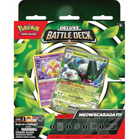 Pokemon TCG Deluxe Battle Deck Meowscarada ex 60-Card Deck English