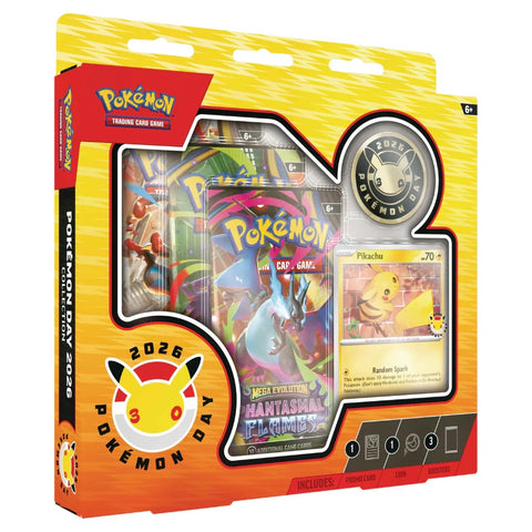 Pokemon TCG 30th Anniversary 2026 Collection Box Pikachu Promo EN