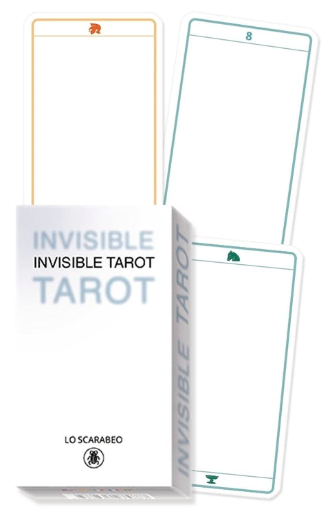 Invisible Tarot Cards Deck Blank Self Create Protagonist Wisdom Lo Scarabeo