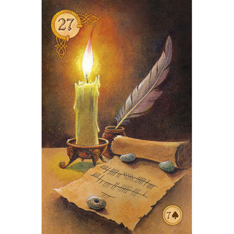 Celtic Lenormand Oracle Deck 45 Cards & Guidebook by US Games Systems