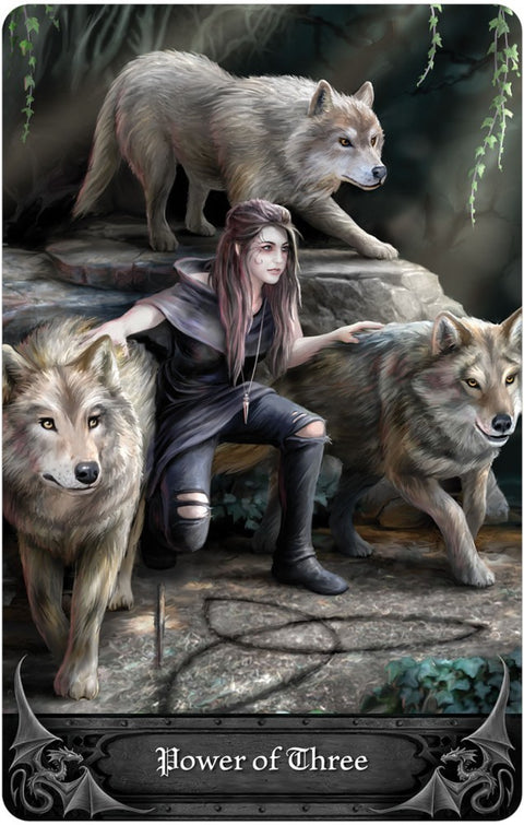 Anne Stokes Gothic Oracle Tarot Cards Deck & Guidebook Set by US Games