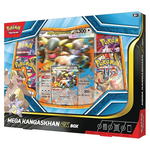 Mega Kangaskhan EX Box w/ 4 Booster Packs - Pokemon TCG English