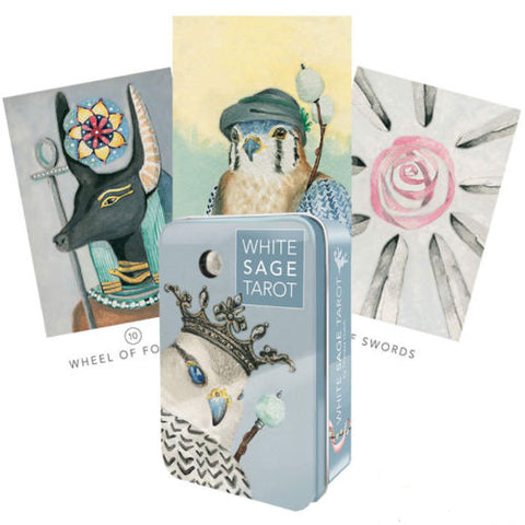 White Sage Tarot Cards Deck By Theresa Hutch US Games Systems