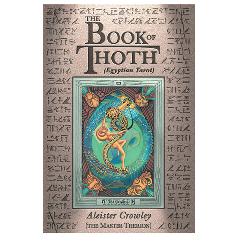 The Book of Thoth by Aleister Crowley Egyptian Tarot Guide Weiser New