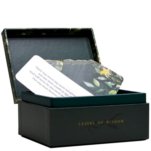Leaves of Wisdom Insight Cards Deck by Walt Whitman Blue Angel 55 Card Set