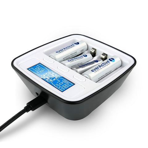 Everactive Intelligent Charger Nc-1000M 12V Lcd USb Dc-1500Ma NEW