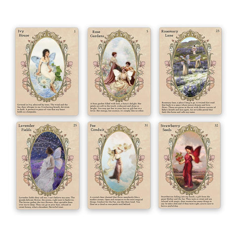 Sisters of the Fae Fairy Oracle Deck 33 Cards & Guidebook Sacred Scribe
