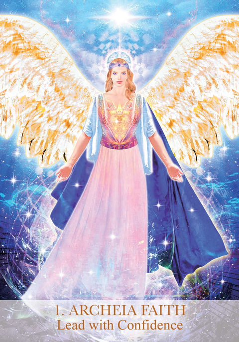 Female Archangels Oracle Cards Deck & Guidebook by Calista Findhorn