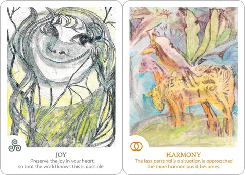 Findhorn Spirit Oracle Cards Findhorn Press Swan Treasure Esoteric Spiritual NEW