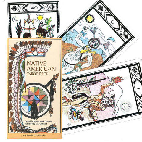 Native American Tarot Deck 78 Cards by US Games Systems with Guidebook