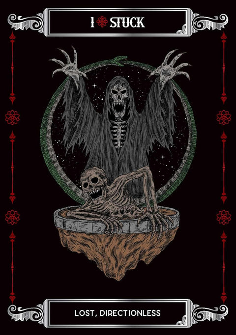 The Shadow of Darkness Oracle Deck 44 Cards & Guidebook by Rockpool