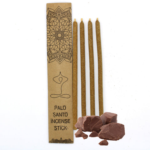 Palo Santo Chocolate Large Incense Sticks Pack of 4 for Meditation
