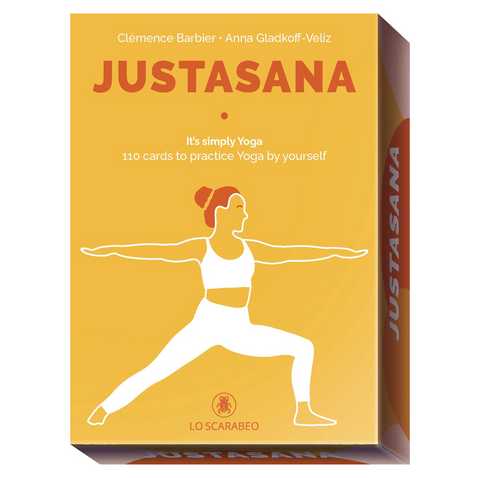 Justasana Yoga Cards Deck 110 Poses Lo Scarabeo English Practice Kit