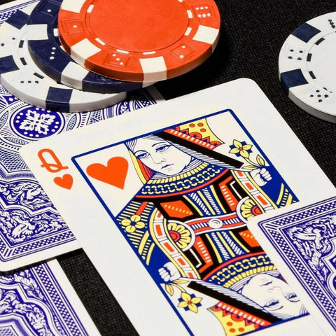 Ellusionist Blue Cohort Marked Poker Playing Cards Deck Vintage Casino