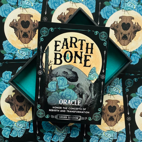 Earth & Bone Oracle Card Deck Rockpool Publishing Sirian Shadow With Bag RP180