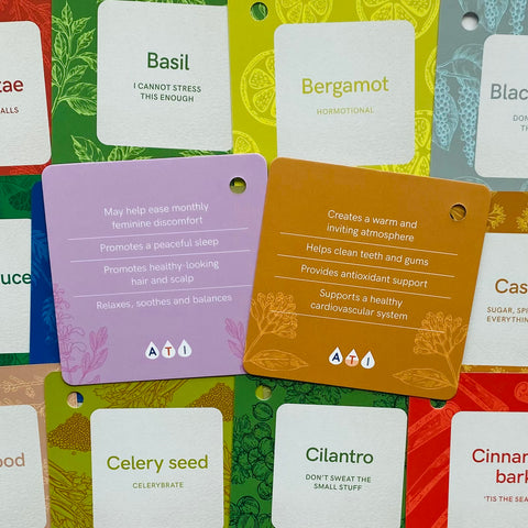 Essential Oil Wellness Cards Deck Rockpool Publishing Hallie Marie And Bag RP190