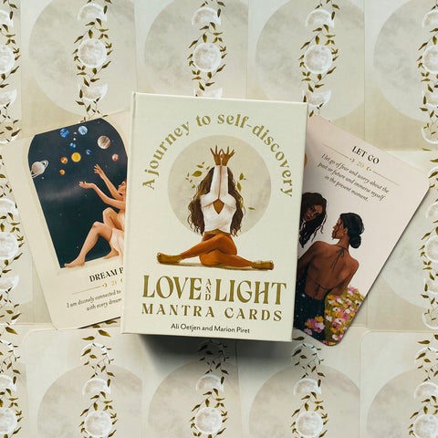 Love and Light Mantra Cards Deck Rockpool By M. Piret & A. Oetjen With Bag RP188