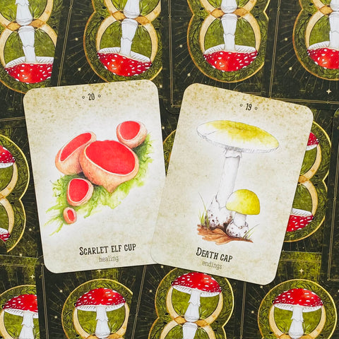 Mushroom Spirit Oracle Cards – Nature Magic & Fungi Wisdom Divination Deck