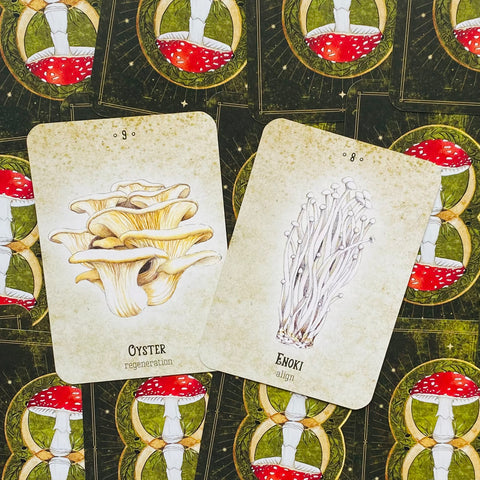 Mushroom Spirit Oracle Cards – Nature Magic & Fungi Wisdom Divination Deck