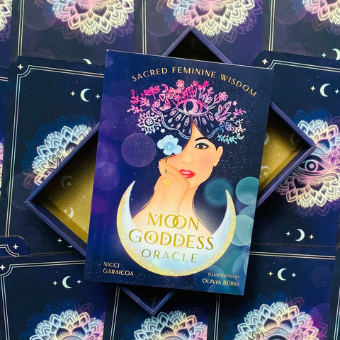 Moon Goddess Oracle Cards Deck Sacred Feminine Wisdom