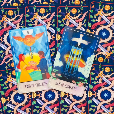 The Fablemaker'S Animated Tarot Cards Deck Story In Motion With Bag