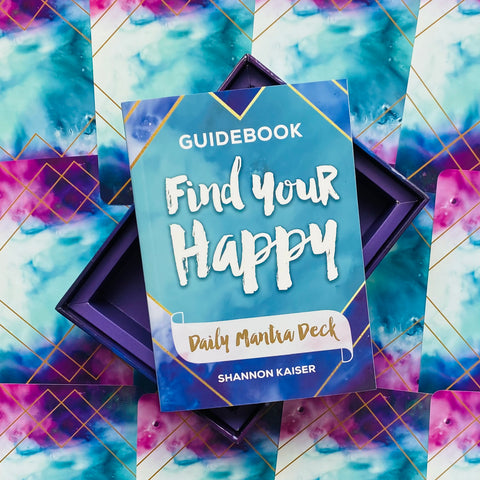Find Your Happy Daily Mantra Cards Deck Beyond Words Esoteric Affirmation